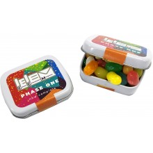 Small Rectangle Tin with JELLY BELLY Jelly Beans 30g